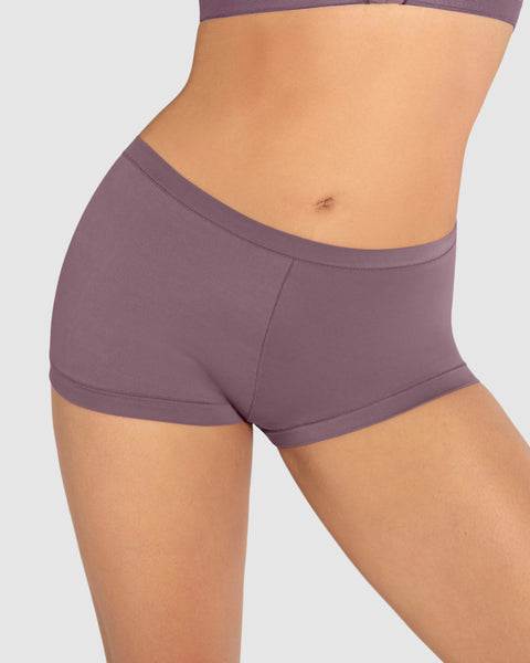 Panty tipo bóxer de ajuste perfecto#color_451-morado-medio