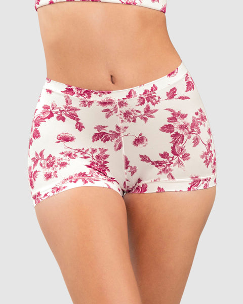 Panty tipo bóxer de ajuste perfecto#color_c06-marfil-estampado-hojas