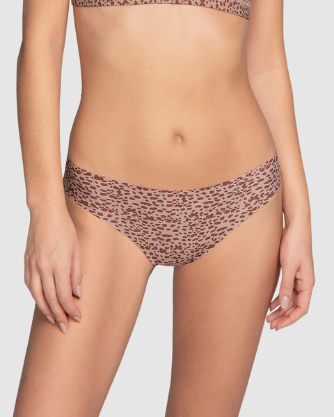 Panty brasilera invisible ultraplano sin elásticos y de pocas costuras#color_b06-estampado-animal-print