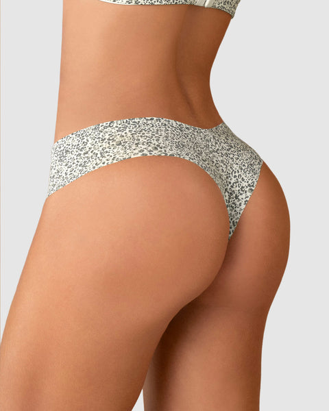 Panty brasilera invisible ultraplano sin elásticos y de pocas costuras#color_b95-estampado-verde