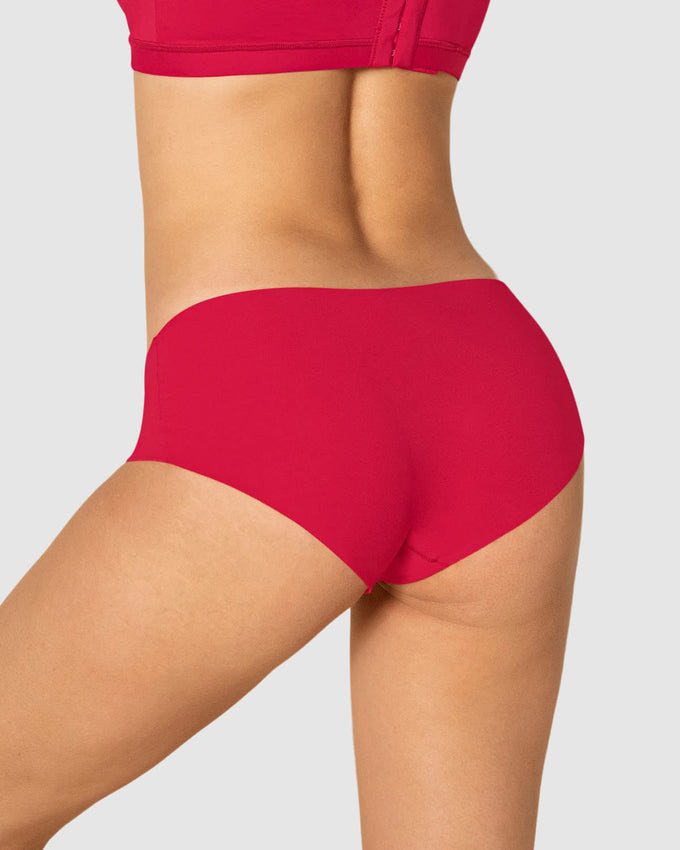 Panty hipster invisible ultraplano sin elásticos y de pocas costuras#color_136-rojo