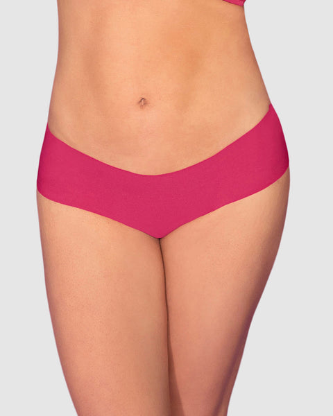 Panty hipster invisible ultraplano sin elásticos y de pocas costuras#color_311-fucsia