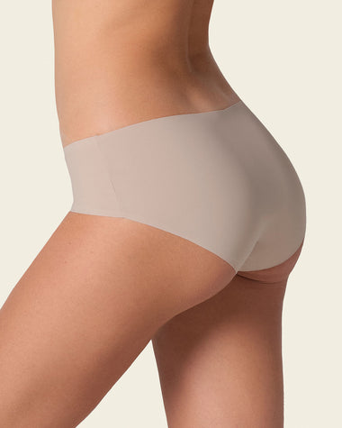 Panty hípster invisible ultraplano sin elásticos y de pocas costuras#color_802-cafe-claro