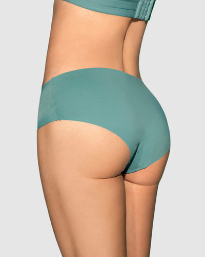 Panty hipster invisible ultraplano sin elásticos y de pocas costuras#color_a36-verde