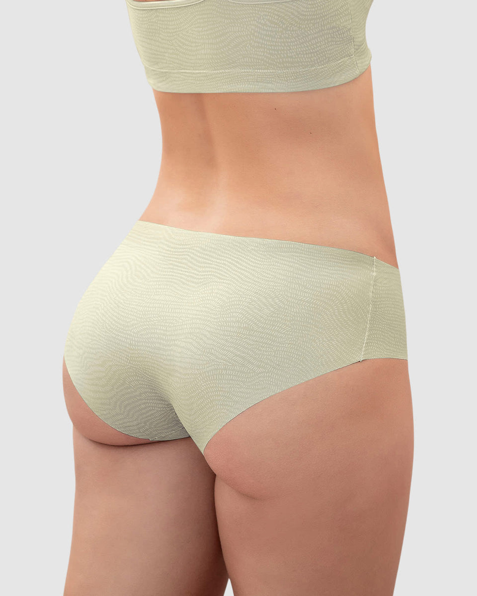 Panty hípster invisible ultraplano sin elásticos y de pocas costuras