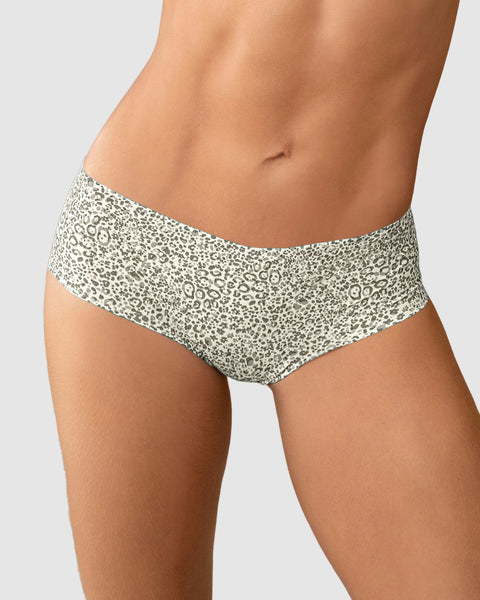 Panty hípster invisible ultraplano sin elásticos y de pocas costuras#color_b95-estampado-verde