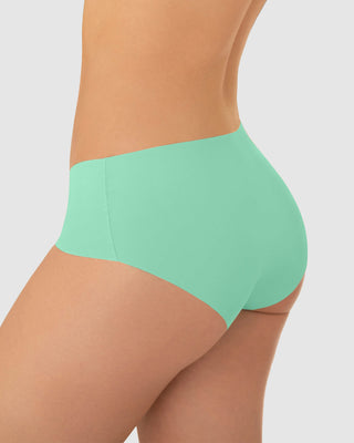 Panty hípster invisible ultraplano sin elásticos y de pocas costuras#color_c61-verde-agua-marina