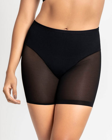 Panty faja invisible de control moderado efecto brasilera#color_700-negro