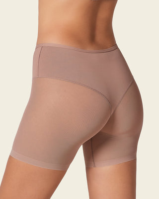 Panty faja invisible de control moderado efecto brasilera#color_857-cafe-medio