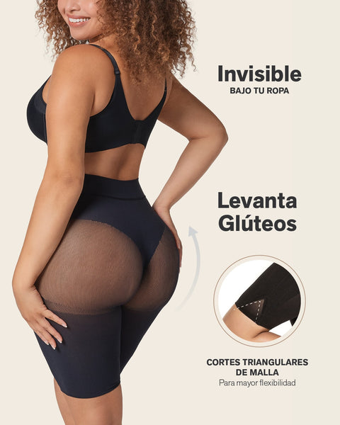 Panty faja seamless con efecto levanta glúteos