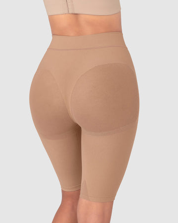 Panty faja seamless con efecto levanta glúteos#color_852-cafe-medio