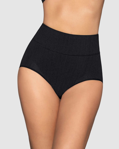 Panty faja de control suave alto en la cintura en skinfuse#color_700-negro