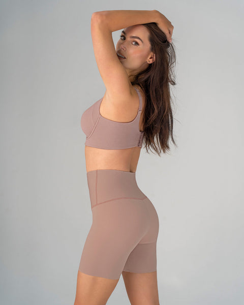 Short de control de abdomen y cintura que disimula la celulitis#color_281-rosa-palido