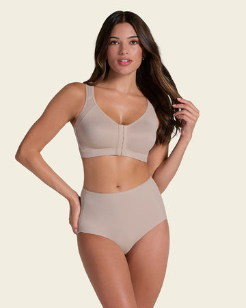 Panty clásico efecto invisible de control fuerte en abdomen#color_802-cafe-