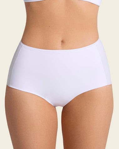 Panty clásico efecto invisible de control fuerte en abdomen#color_000-blanco