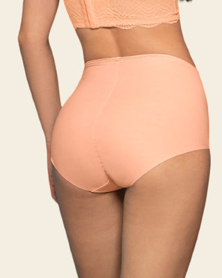 Panty clásico efecto invisible de control fuerte en abdomen#color_170-mandarina