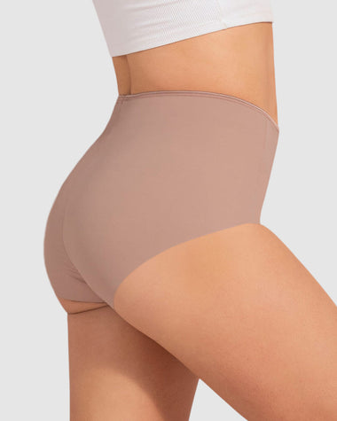 Panty clásico efecto invisible de control fuerte en abdomen#color_281-palo-de-rosa