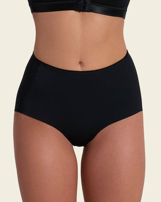 Panty clásico efecto invisible de control fuerte en abdomen#color_700-negro