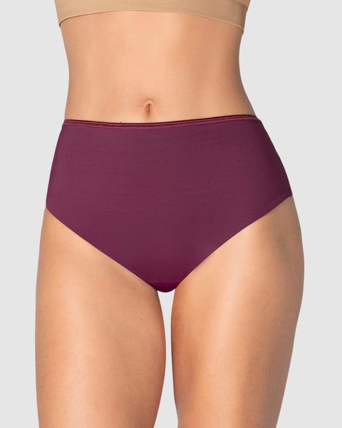 Panty faja brasilera de control fuerte tiro alto#color_466-vino