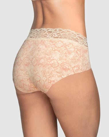 Panty hípster en tela ultraliviana con franja de encaje#color_b96-estampado-piton