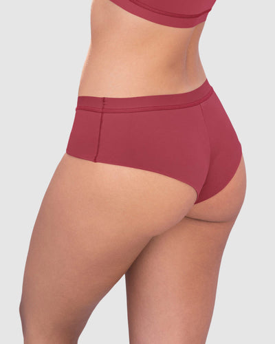 Panty cachetero invisible talla única comodidad total#color_484-rojo-medio