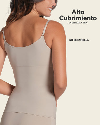 Camiseta multiusos de control de abdomen