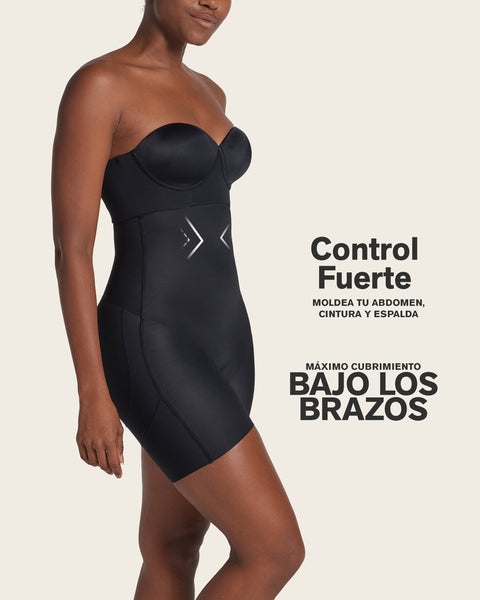 Panty faja de control efecto levanta glúteos#color_700-negro