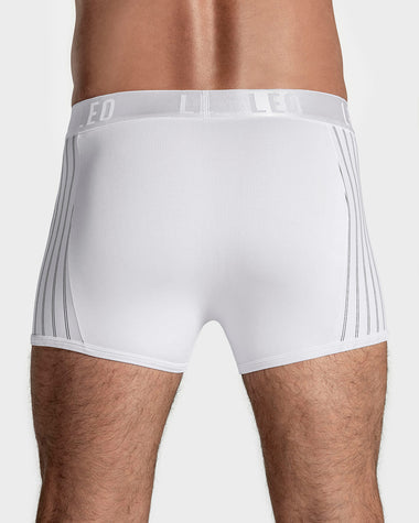 Bóxer corto con tecnología de ajuste perfecto#color_000-blanco