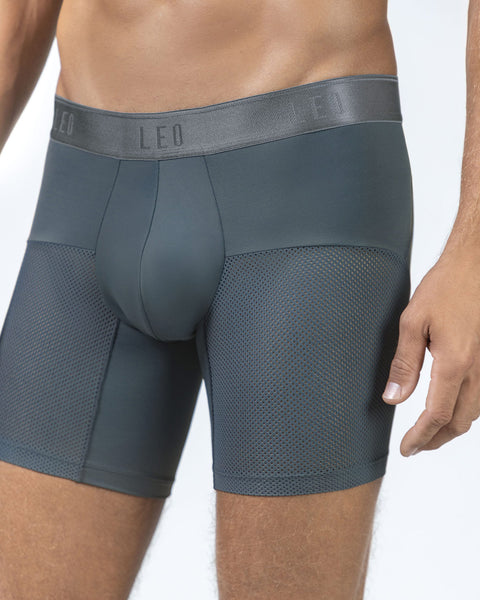 Bóxer medio de secado rápido con mallas transpirables en microfibra#color_735-azul-oscuro