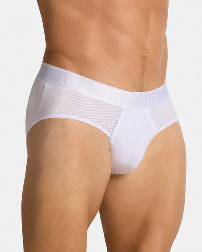 Bóxer brief de alta transpiración ideal para uso diario#color_000-blanco
