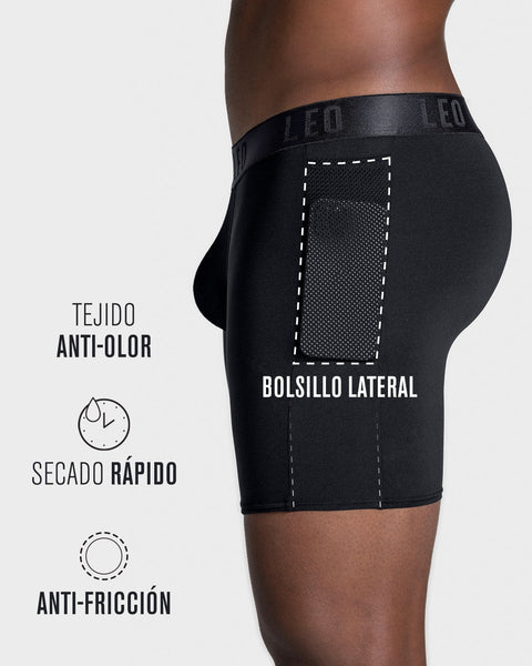 Bóxer deportivo con bolsillo lateral#color_700-negro