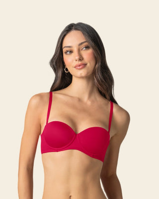 Brasier strapless con realce incorporado#color_323-rojo