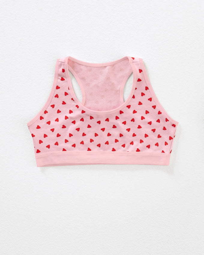 Top en algodón con espalda deportiva para niña#color_b11-fondo-rosado-medio