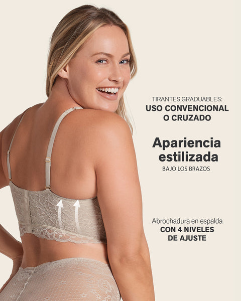Brasier en encaje ideal para busto pesado Sexy Support#color_a89-terracota