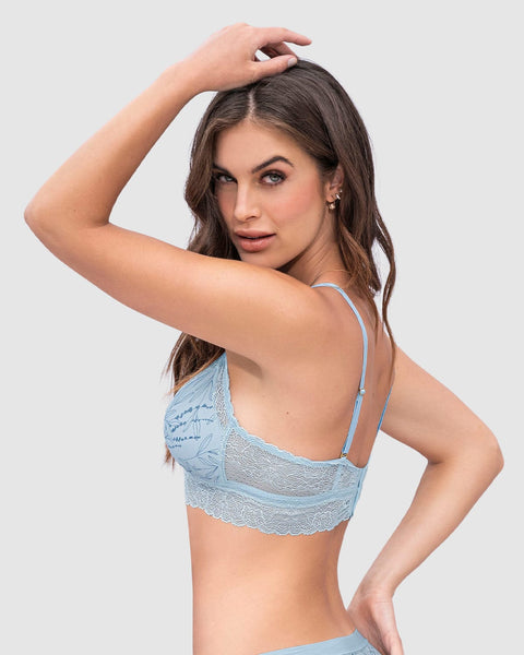 Bralette en encaje sexy y natural#color_485-azul-estampado-flores