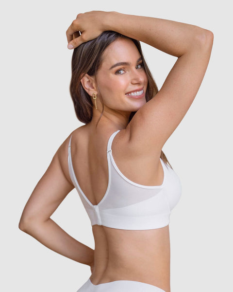 Brasier de realce alto con copas que se adaptan al busto memory bustier#color_000-blanco