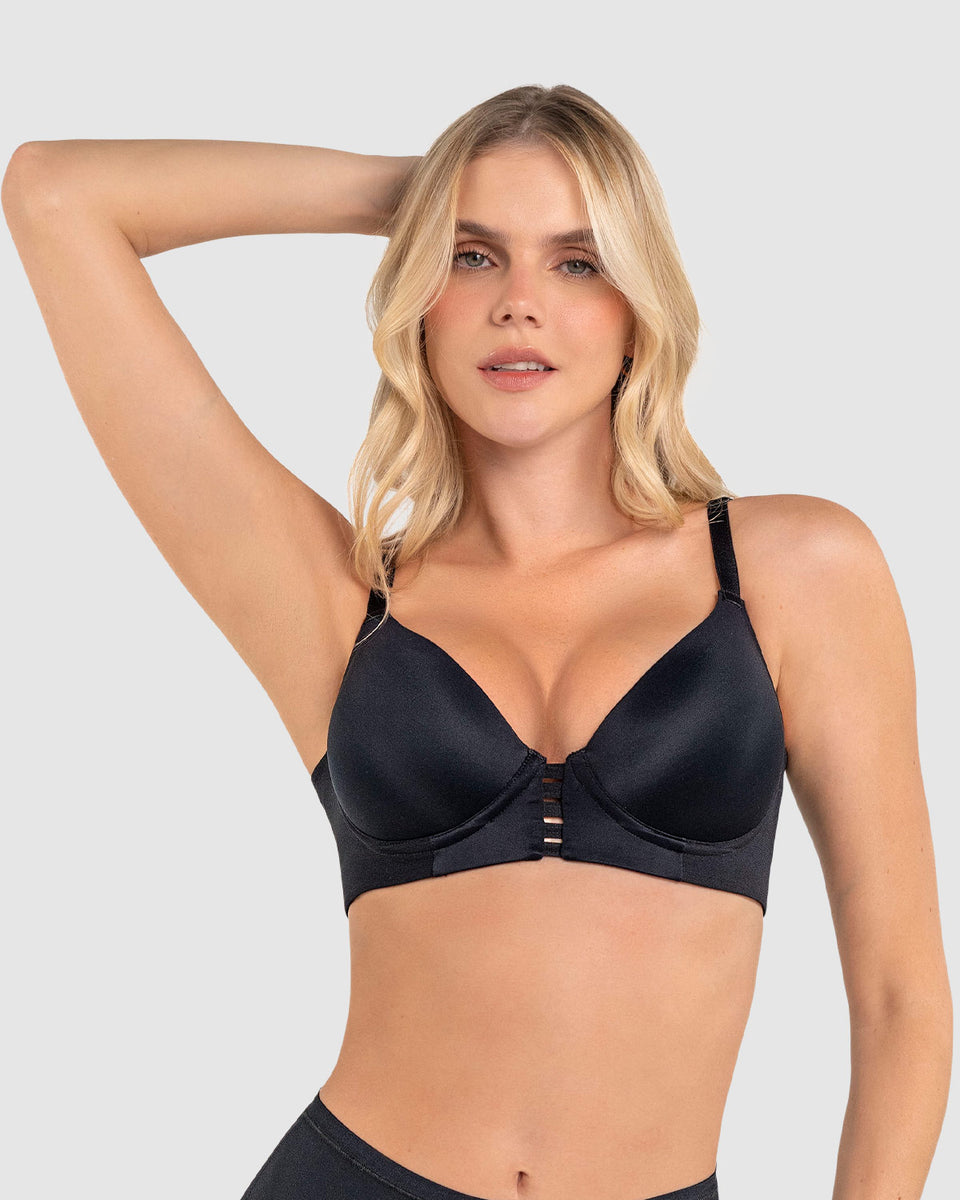 Brasier de realce alto con copas que se adaptan al busto memory bustier