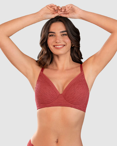 Brasier con cubrimiento total del busto Comfort Fit#color_391-rojo