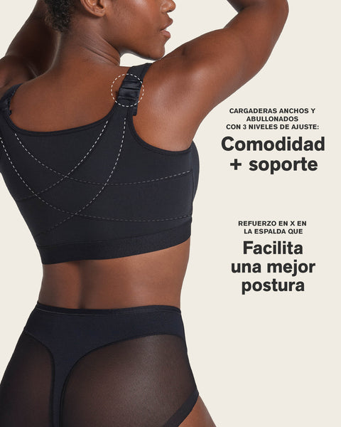 Brasier tipo top multiusos ultracómodo en algodón all in one bra#color_700-negro