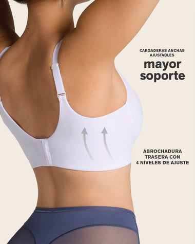Brasier sin arco ultracómodo de alto soporte y cubrimiento Everyday Bra#color_000-blanco