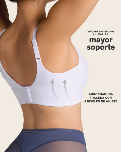 Brasier sin arco ultracómodo de alto soporte y cubrimiento Everyday Bra#color_000-blanco