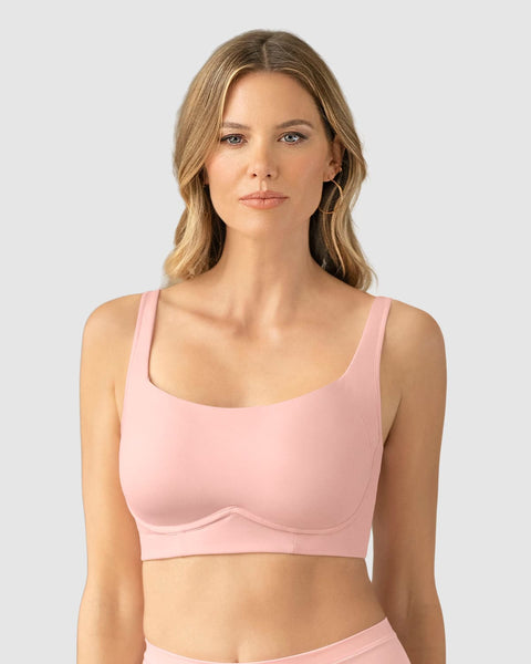 Brasier sin arco ultracómodo de alto soporte y cubrimiento Everyday Bra#color_299-rosa-claro