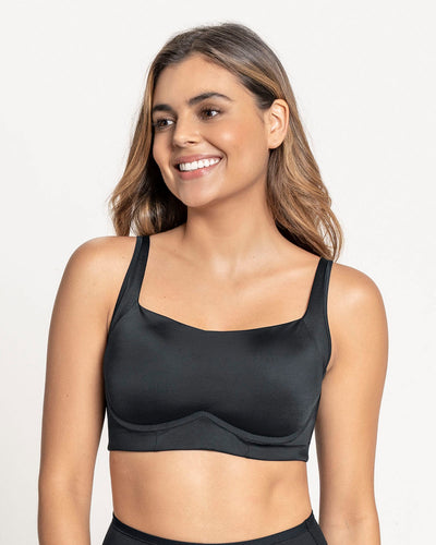 Brasier sin arco ultracómodo de alto soporte y cubrimiento Everyday Bra#color_700-negro