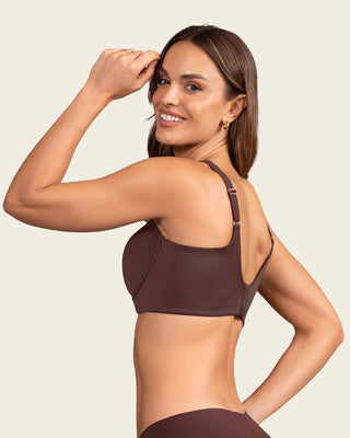 Brasier sin arco ultracómodo de alto soporte y cubrimiento Everyday Bra#color_c56-cocoa
