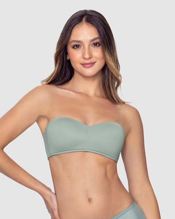 Brasier strapless ideal para busto pequeño y mediano oh so light#color_727-verde