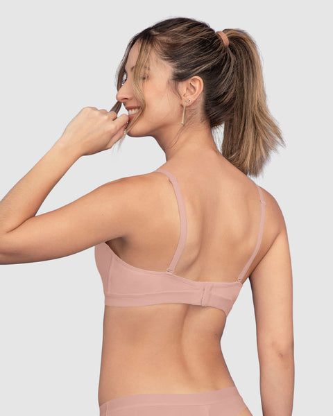 Brasier cómodo sin arco ni realce Essential Day Bra#color_120-rosado-claro