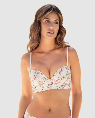 Brasier strapless Antigravedad Nueva Edición - Máximo soporte - No se cae#color_a06-estampado-flores