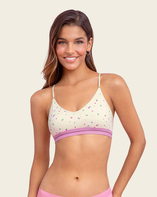 Top en algodón ultracómodo con cargaderas graduables#color_a55-marfil-estampado