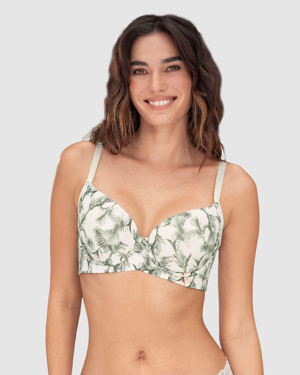 Brasier de buen cubrimiento en escote y espalda