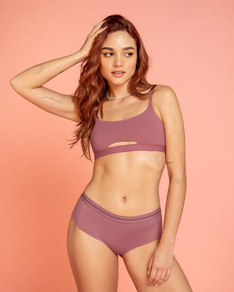 Daily-Sexy Top con abertura frontal#color_b99-salmon